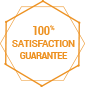 100% satisfaction guarantee